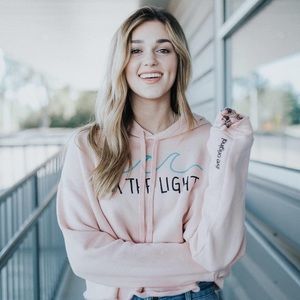 Sea the Light Cropped Hoodie